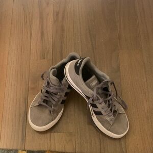 Adidas Classic Gray and Black Sneakers